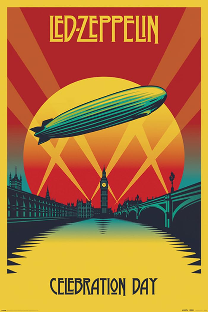 Offizielles Led Zeppelin Poster Celebration Day