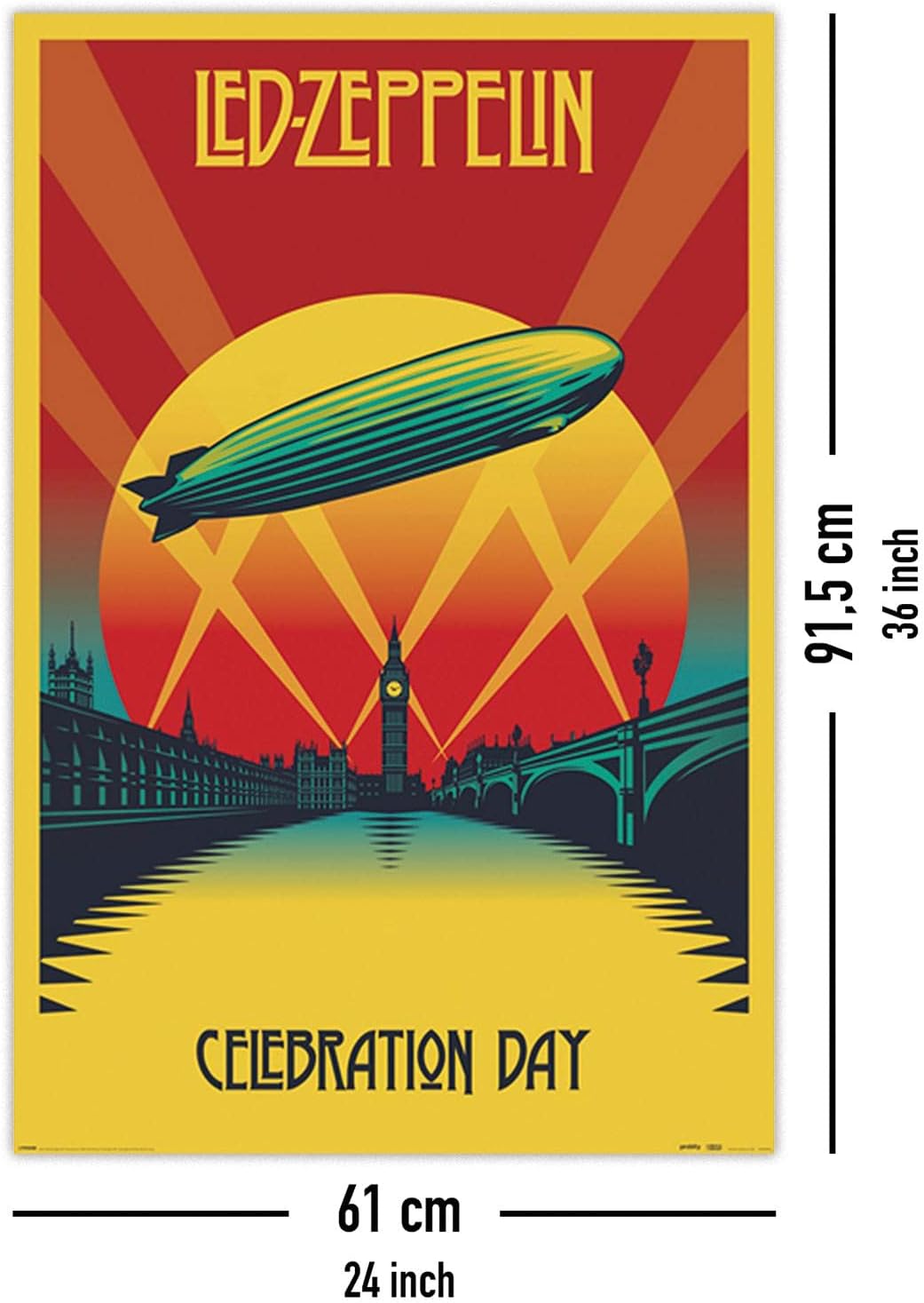 Offizielles Led Zeppelin Poster Celebration Day – Bild 5