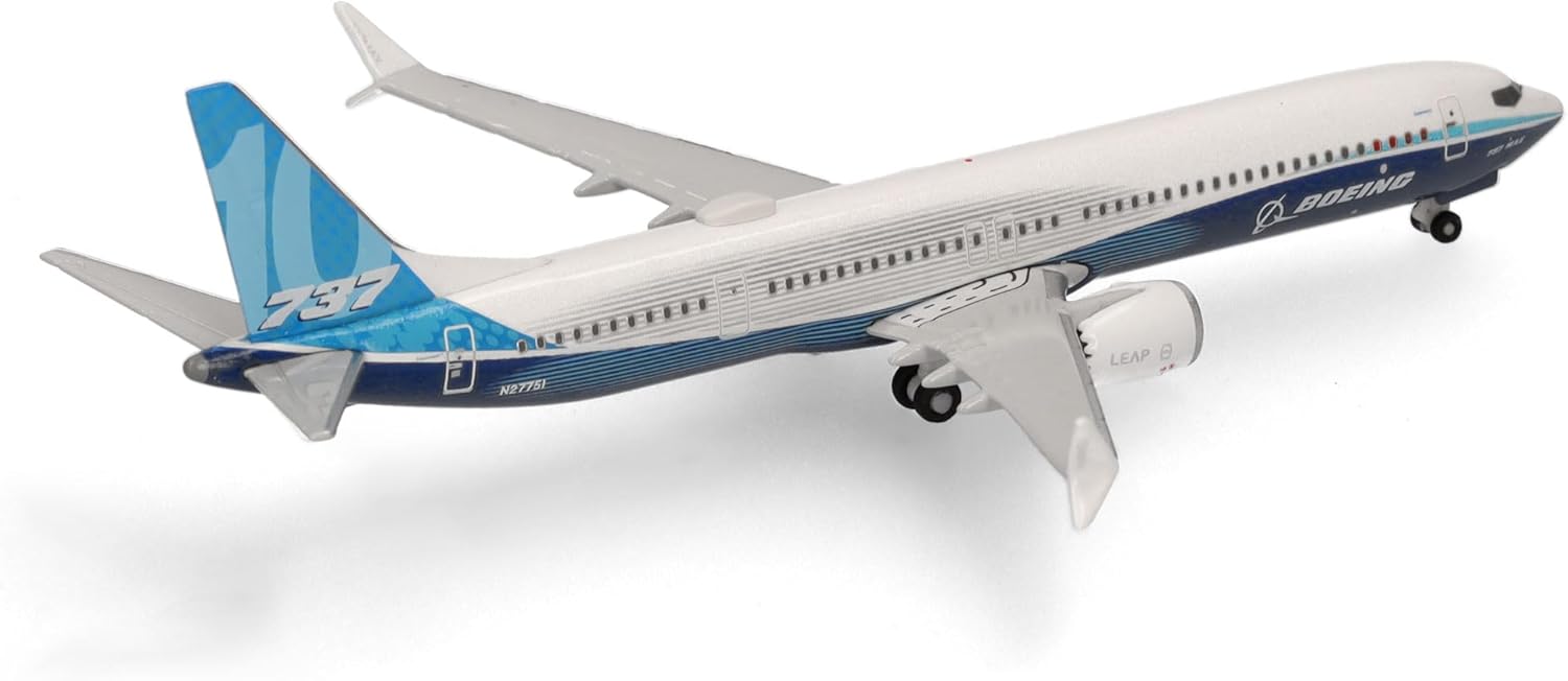 Boeing 737 Max 10 Flugzeugmodell metall – Bild 3