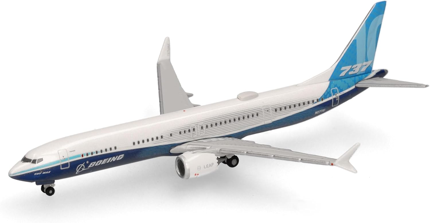 Boeing 737 Max 10 Flugzeugmodell metall – Bild 4
