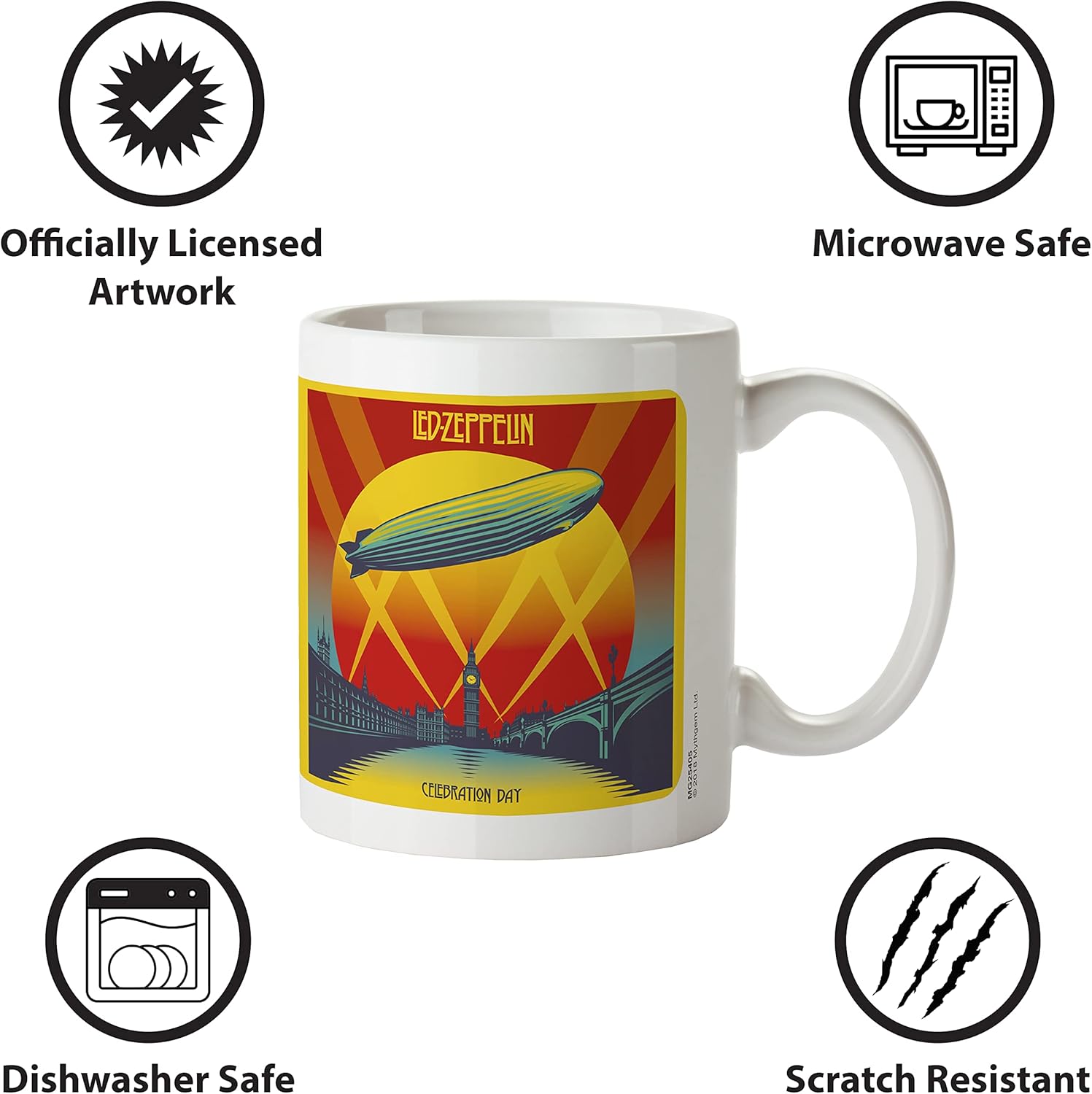 Led zeppelin tasse für musikliebhaber 340ml – Bild 6