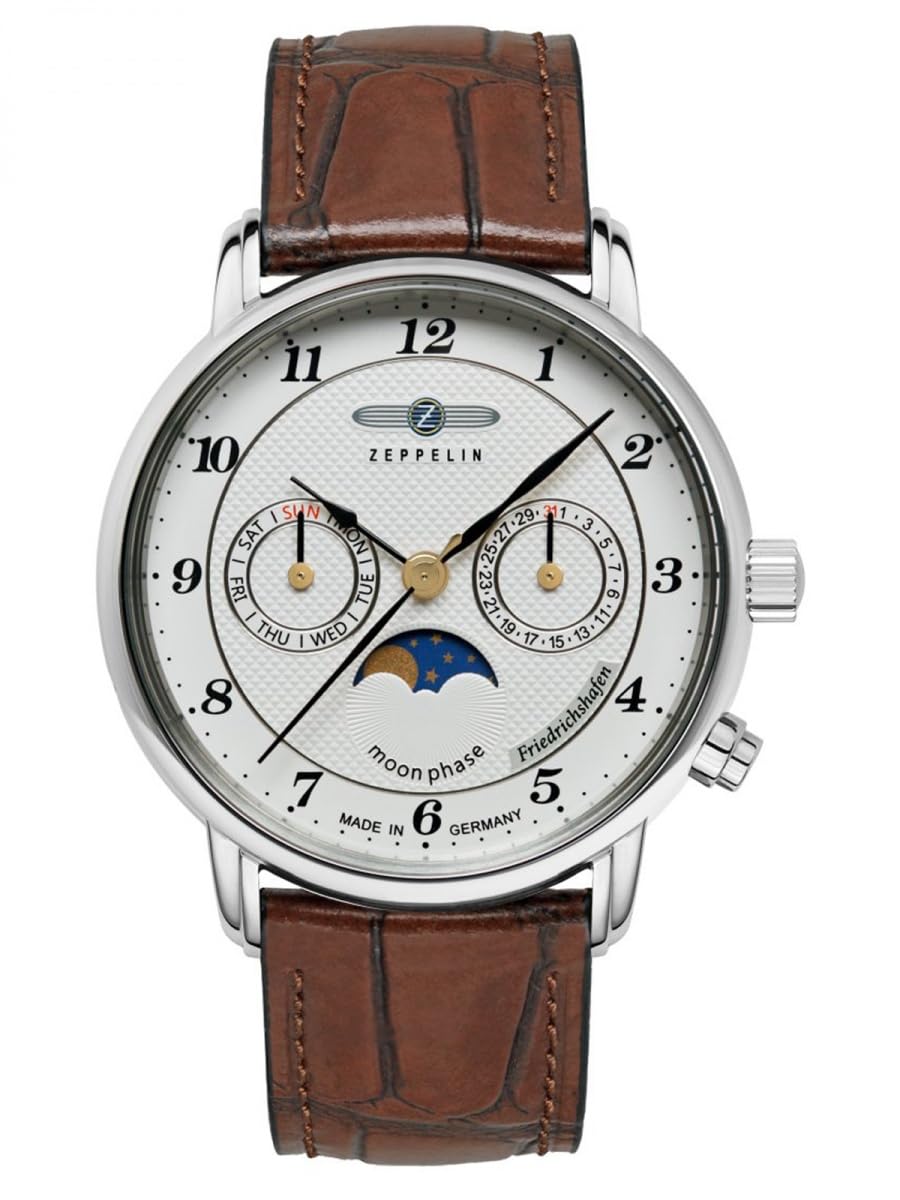 Zeppelin Armbanduhr Friedrichshafen Mondphase